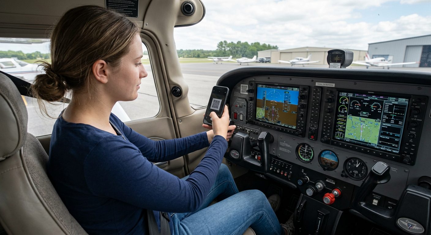 Cockpit pre-flight check-in